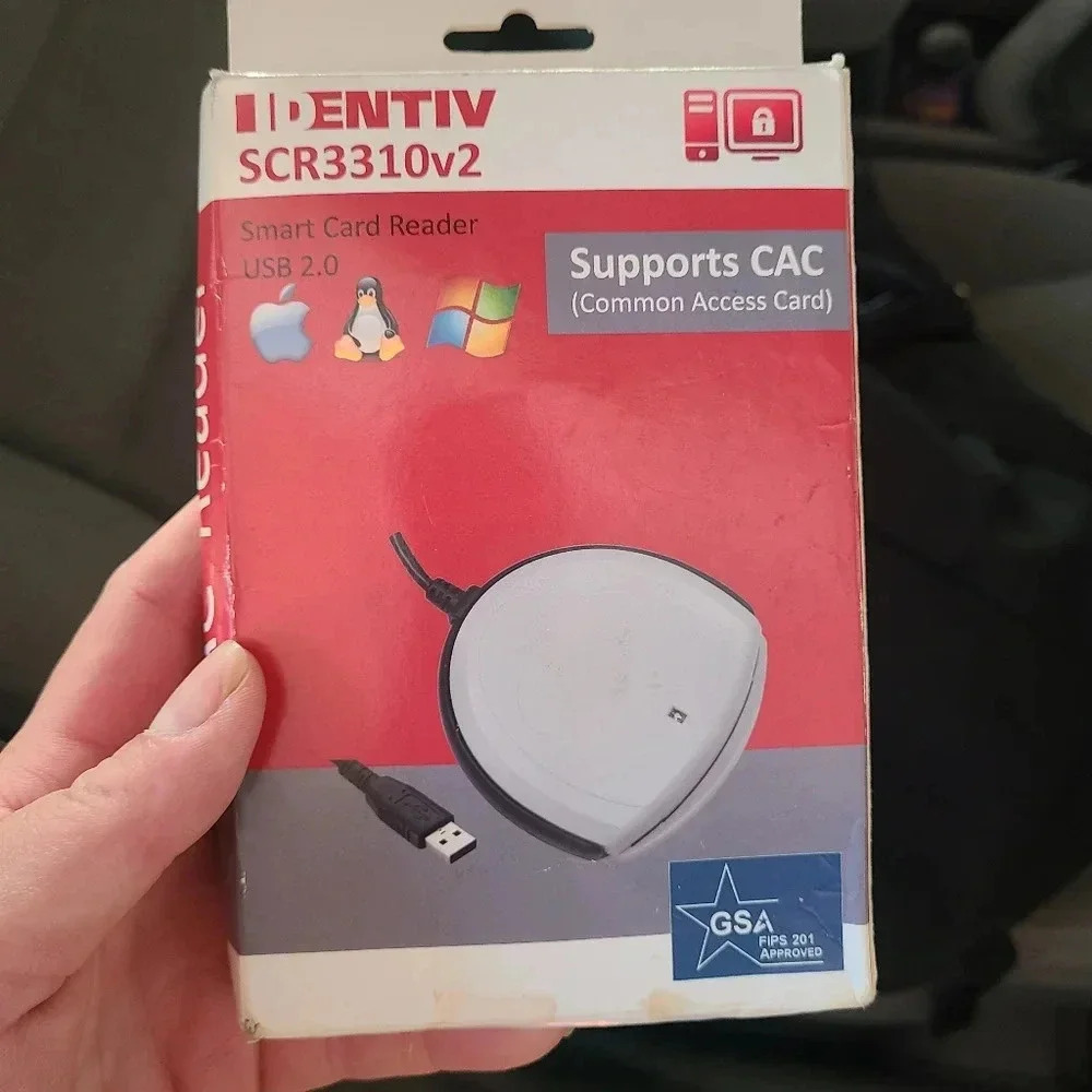 cac reader no box
